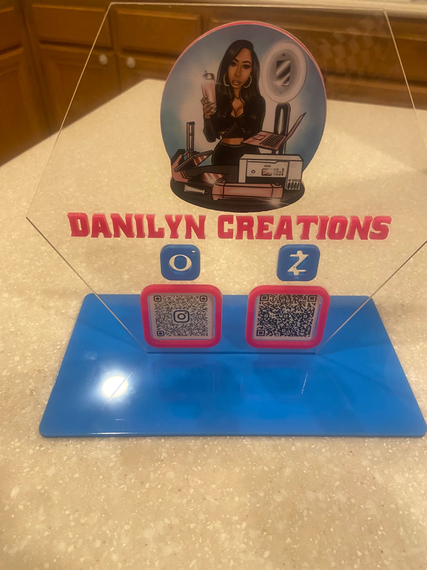 QR CODE DISPLAY SIGN