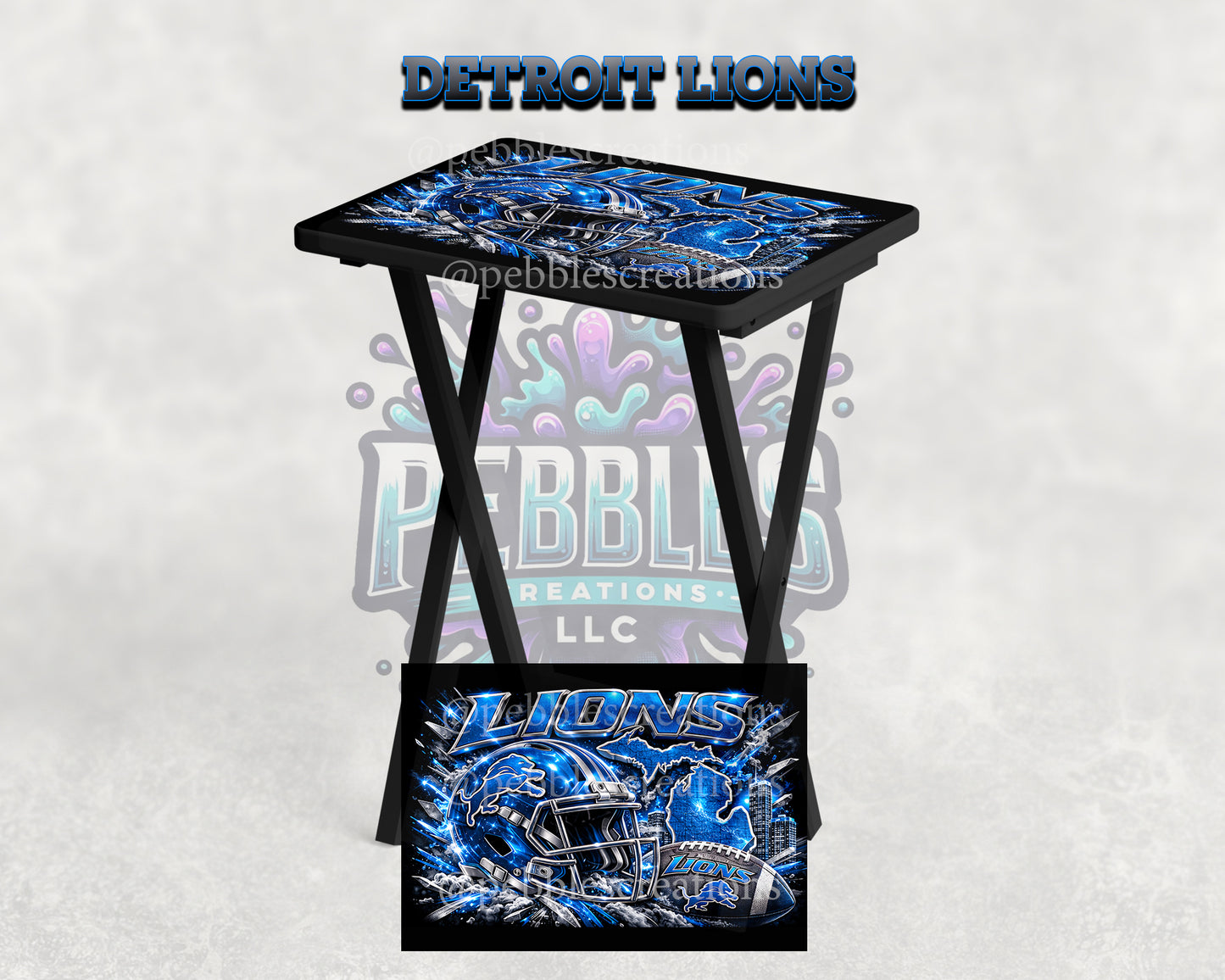 Detroit Football Digital Download | Tray Table Design PNG | Instant Download