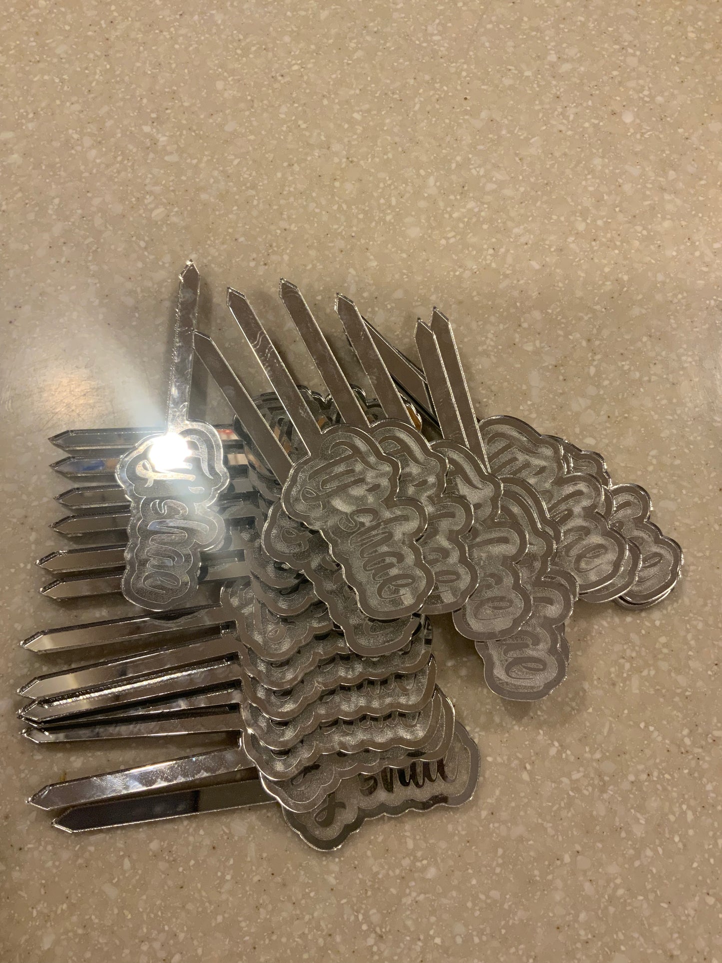 Custom Acrylic Apple Sticks