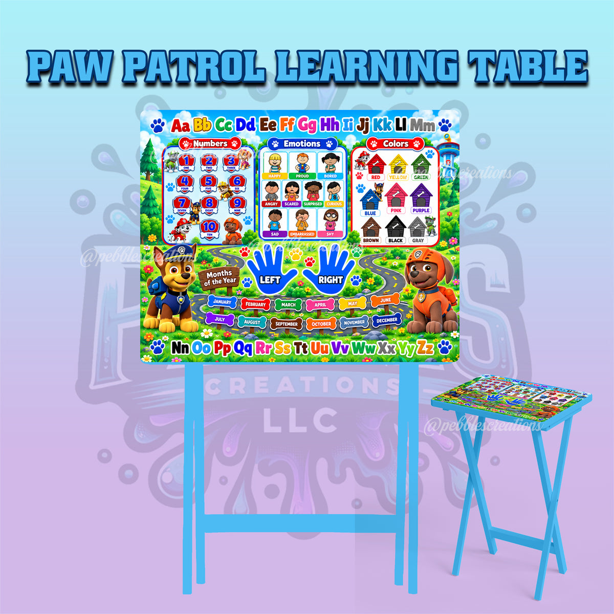 PAW PATROL Learning Tray Table | Preschool & Pre-K | Ages 3β5