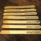 Acrylic Popsicle Sticks (Plain or Custom)