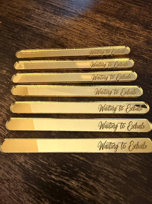 Acrylic Popsicle Sticks (Plain or Custom)