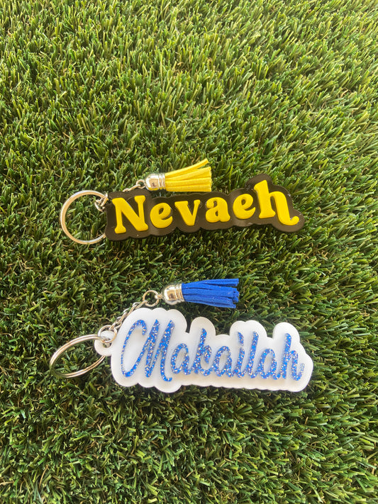 3D Name Keychain