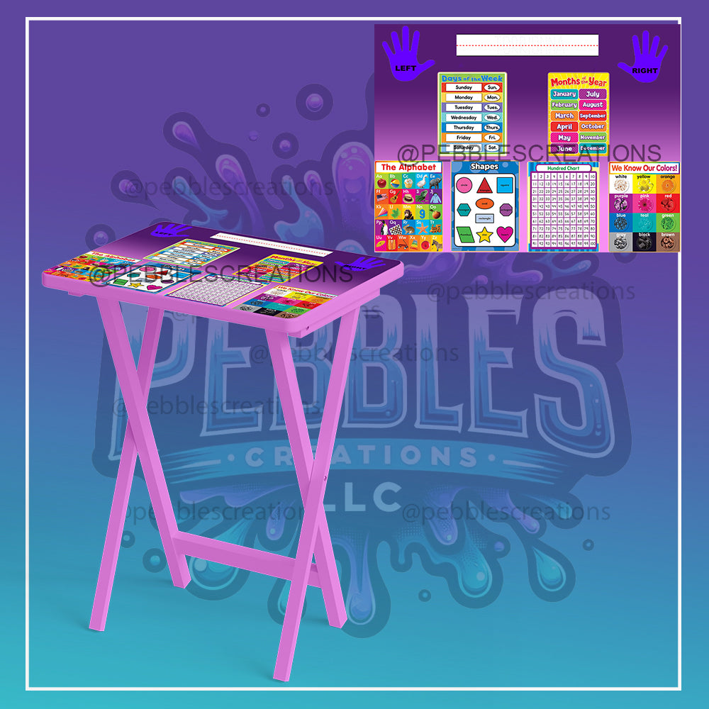 LEARNING TABLE – Pebbles Creations LLC
