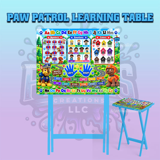 PAW PATROL Learning Tray Table | Preschool & Pre-K | Ages 3–5