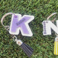 Initial keychains